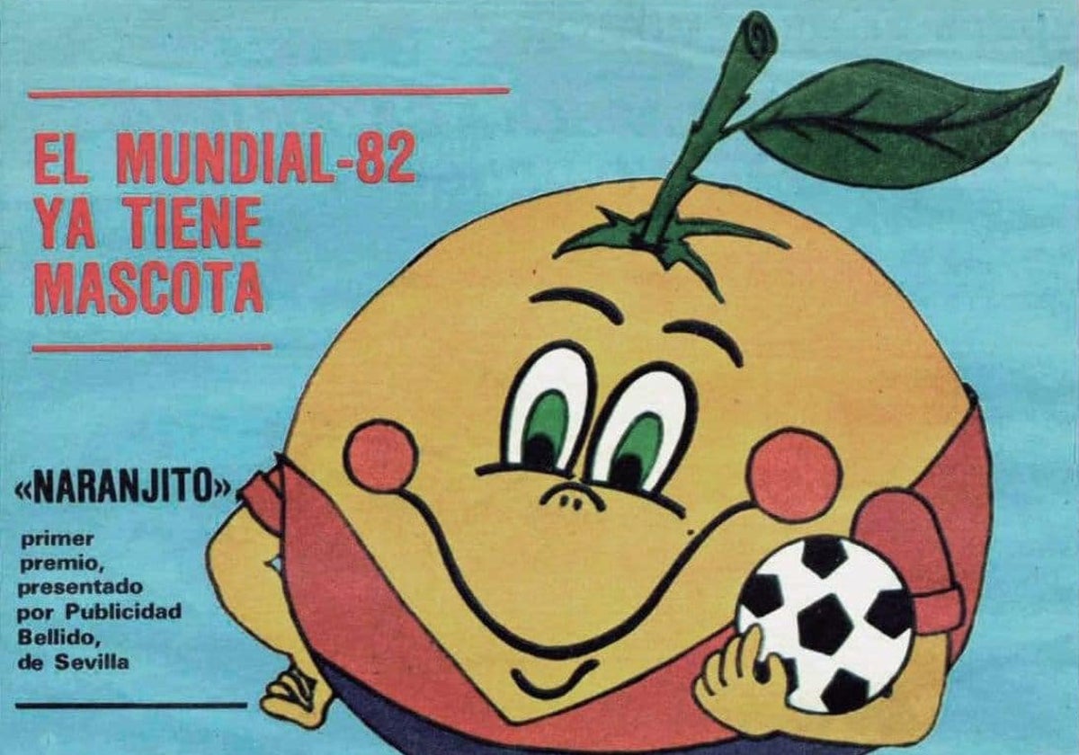 Mundial 1982 En España Naranjito Naranjito El Auténtico Muñeco